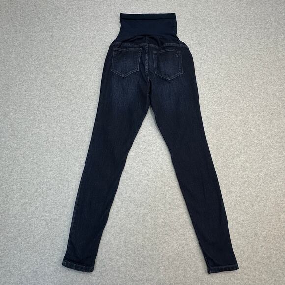 Jessica Simpson Maternity Jegging S Dark Wash Denim Secret Fit Belly Skinny Leg - Picture 8 of 14